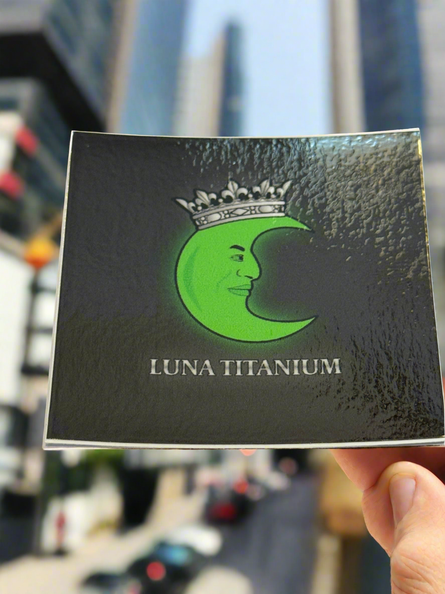 Exclusive Luna Titanium Sticker