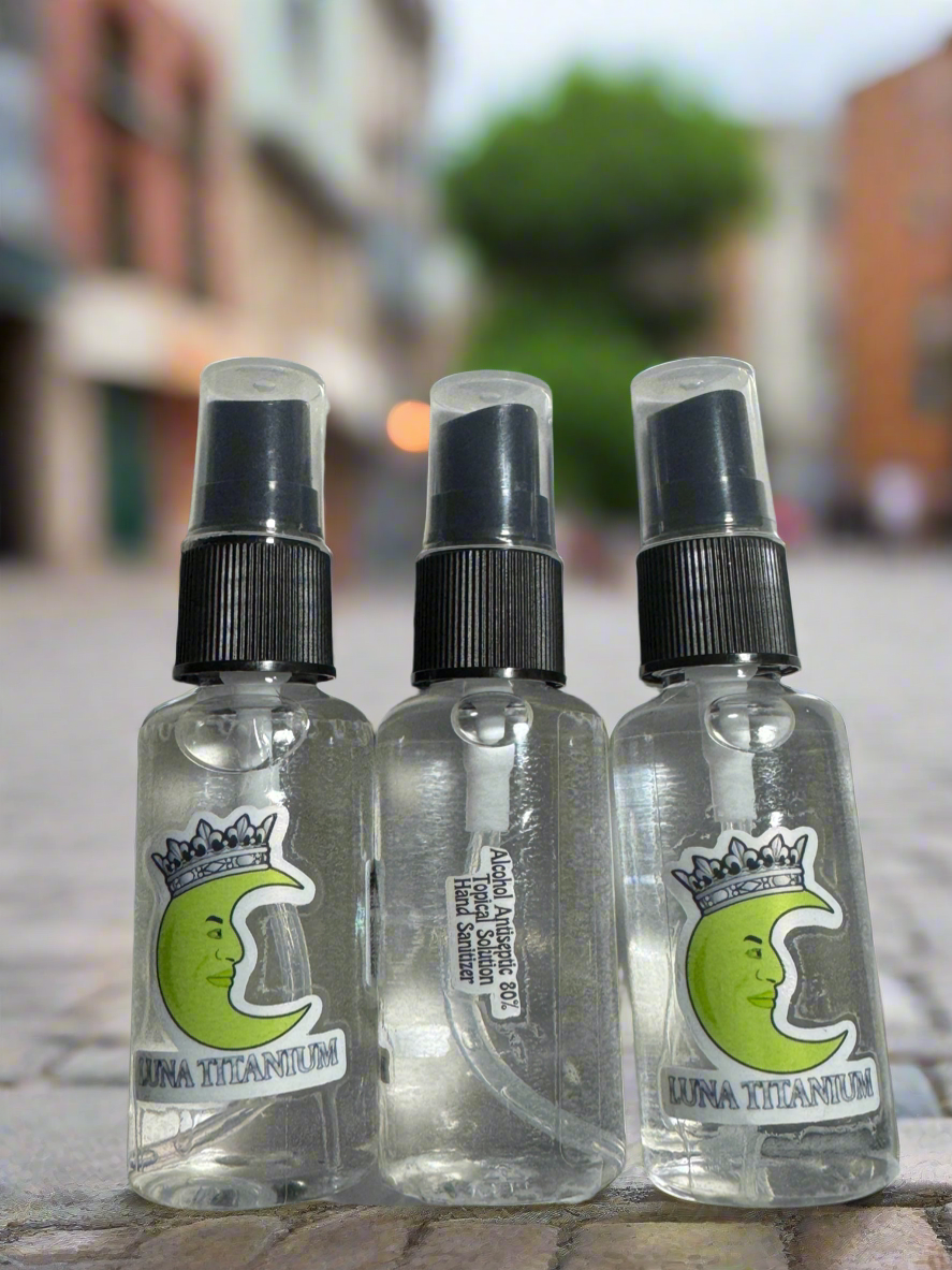 Titanium Edition Package 3 Sanitizer Bottles