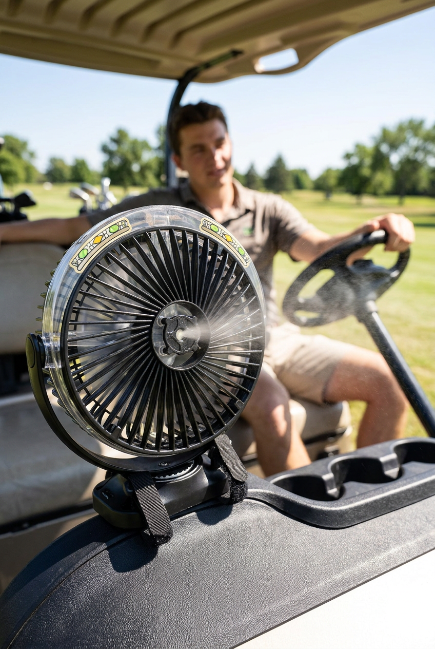 ARCTIC-CHARGE CROWN PORTABLE FAN
The All-in-One Cooling Power System